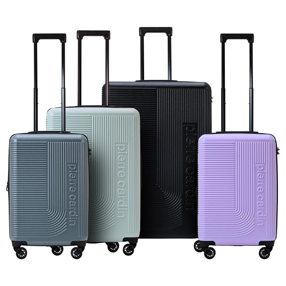 Pierre Cardin Polycarbonate 4 Double Wheels Expandable Trolley Case with TSA Lock and Anti - theft Zipper - Black - Metro Singapore Departmental Store - Celebrating 69 Years in SG