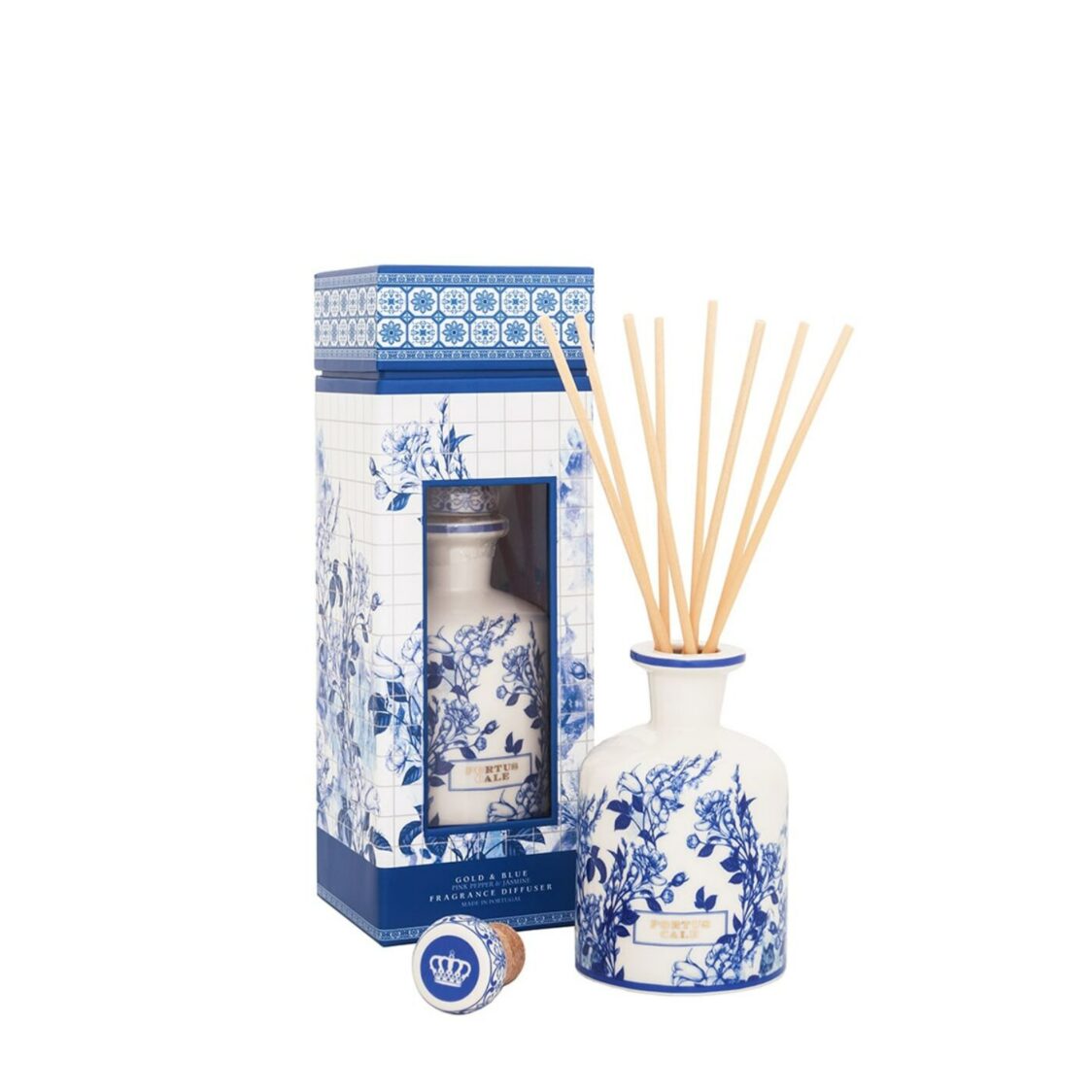 Portus Cale Gold & Blue Diffuser 250ml - Metro Singapore Departmental Store - Celebrating 69 Years in SG