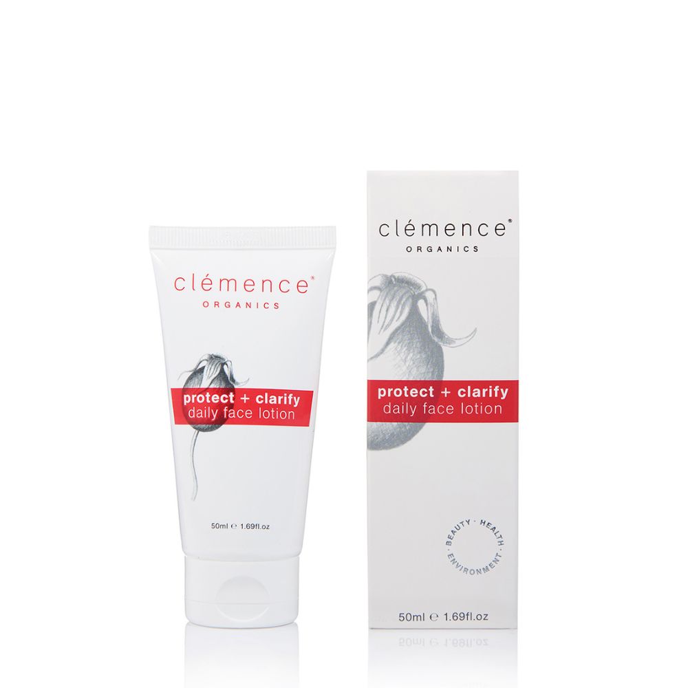 Clemence Organics Protect + Clarify Daily Face Lotion SPF15 50ml