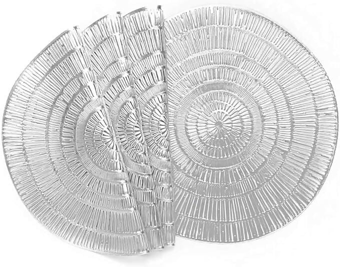 Rapee Astra Placemat | Laser - cut Vinyl - 38 x 38 cm, Silver - Metro Singapore Departmental Store - Celebrating 69 Years in SG