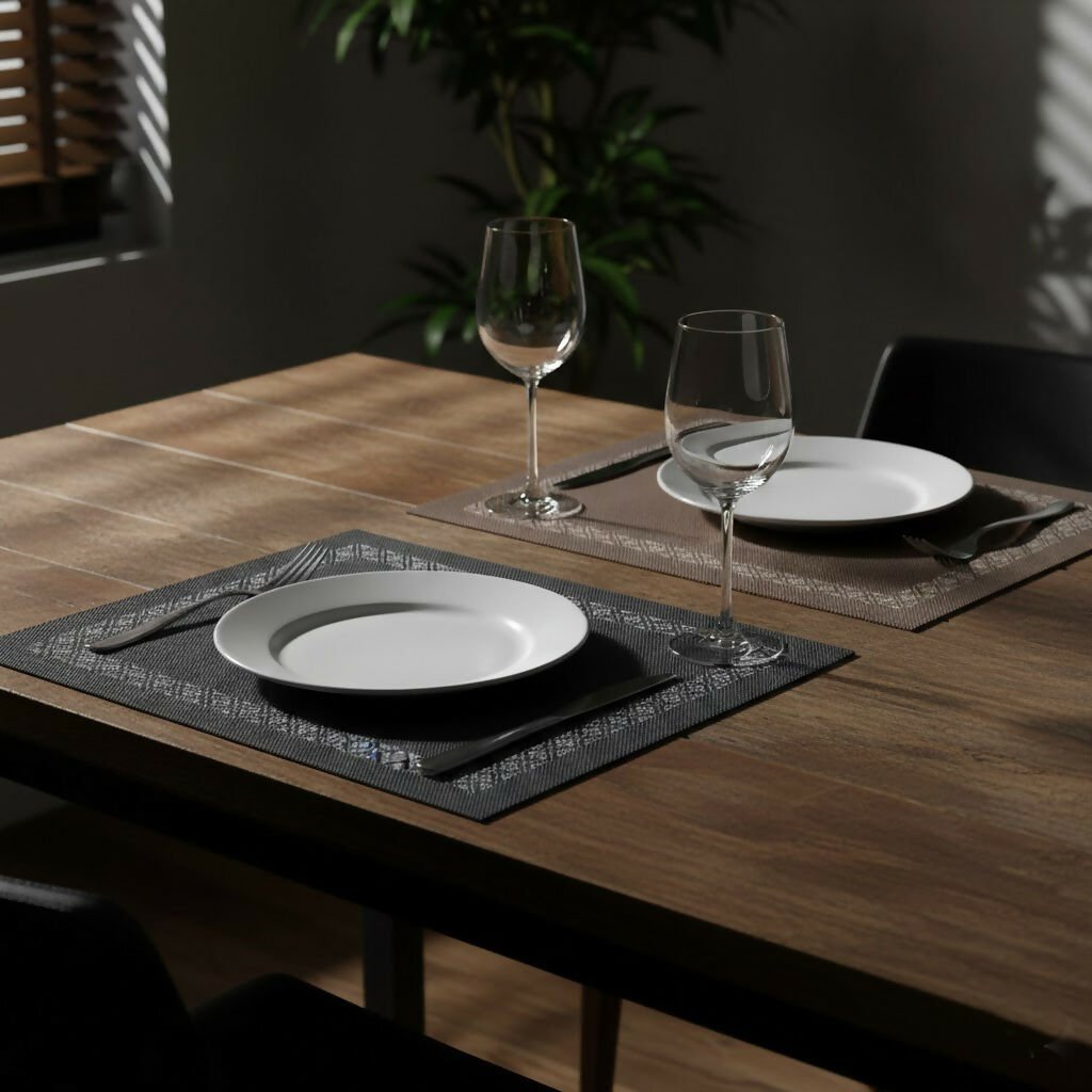 Rapee Aztec Placemat | Geometric Texilene - 30 x 45 cm - Metro Singapore Departmental Store - Celebrating 69 Years in SG