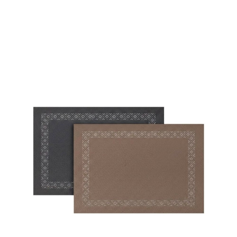 Rapee Aztec Woven Texilene Placemat – 30 x 45 cm – Black - Metro Singapore Departmental Store - Celebrating 69 Years in SG