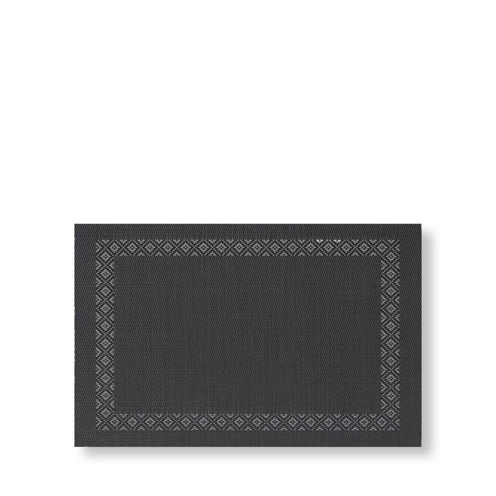 Rapee Aztec Woven Texilene Placemat – 30 x 45 cm – Black - Metro Singapore Departmental Store - Celebrating 69 Years in SG
