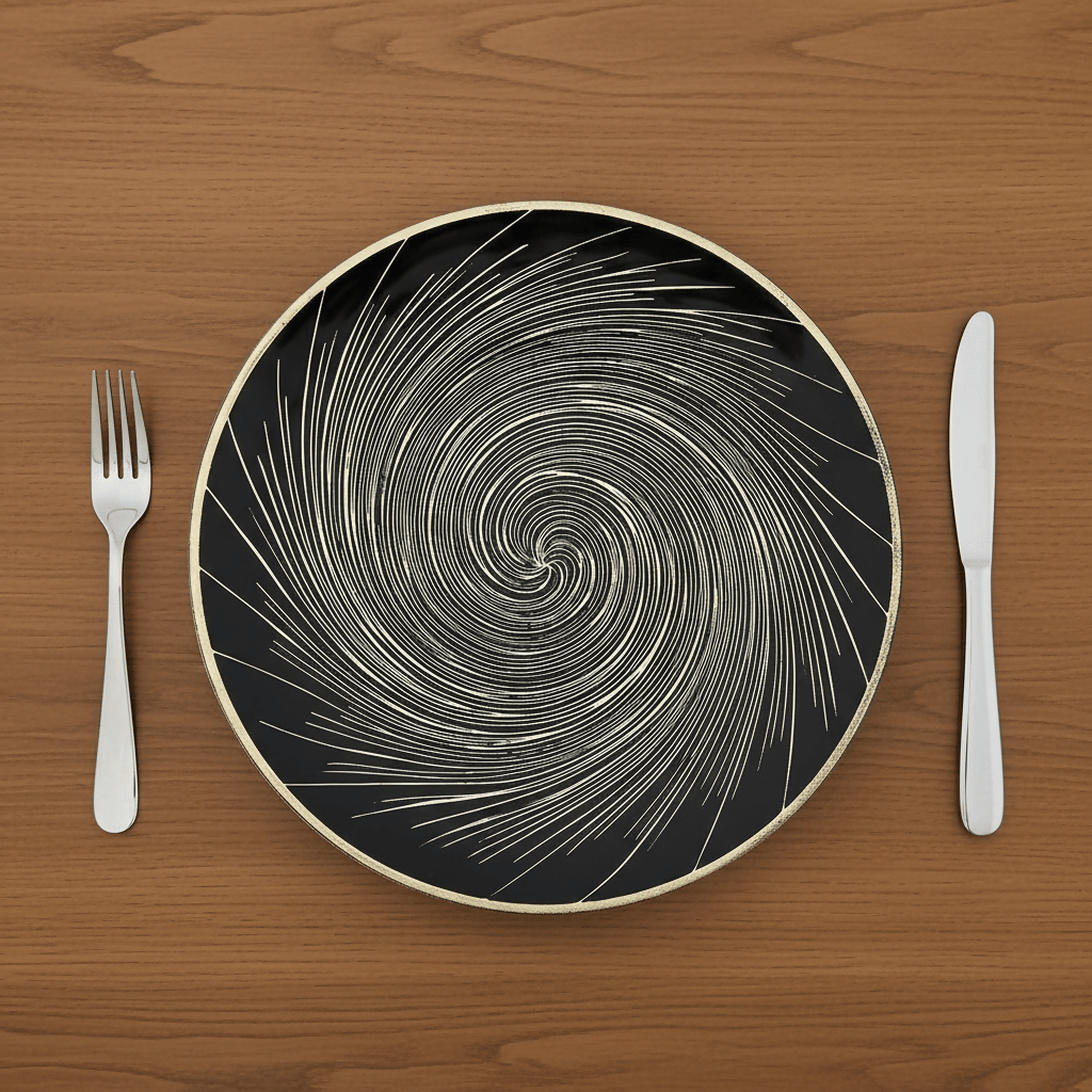 Rapee Balls Placemat | Embossed Gold Swirl - 38 x 38 cm - Metro Singapore Departmental Store - Celebrating 69 Years in SG