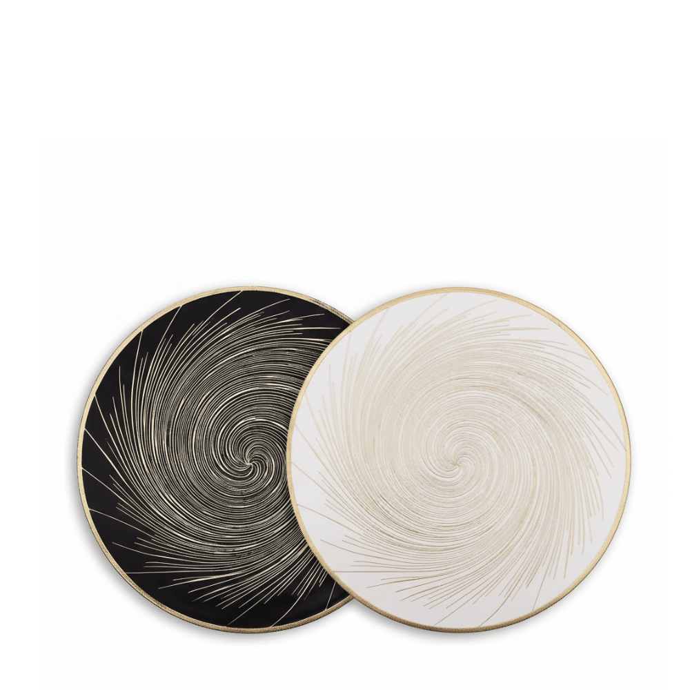 Rapee Balls Placemat | Embossed Gold Swirl - 38 x 38 cm - Metro Singapore Departmental Store - Celebrating 69 Years in SG