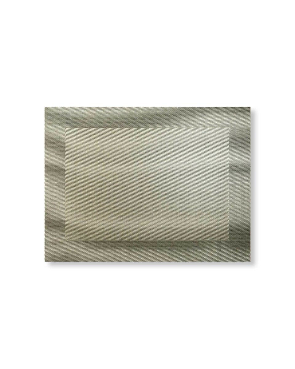 Rapee Border Woven Texilene Placemat – Tone on Tone Border Design – 35 x 47 cm – Gold - Metro Singapore Departmental Store - Celebrating 69 Years in SG