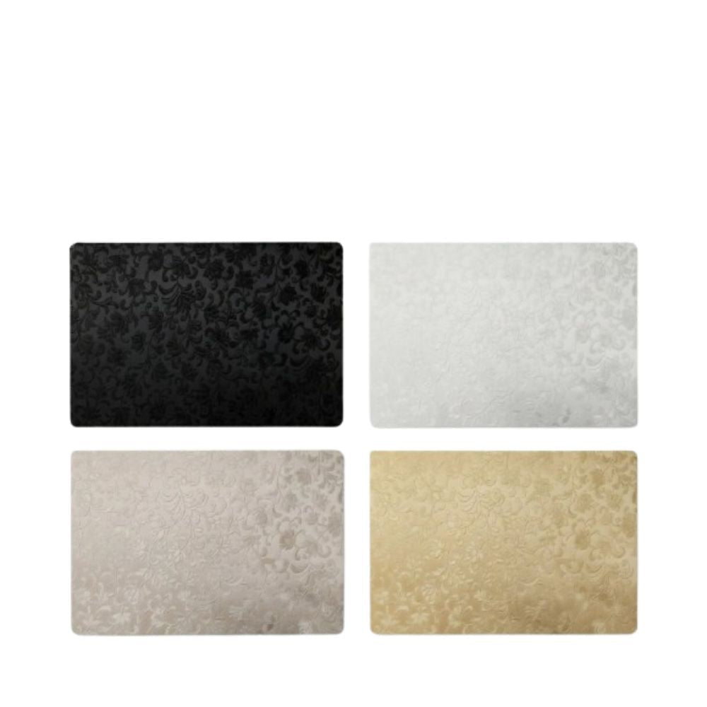 Rapee Ember Embossed PU Placemat – 30 x 45 cm – Taupe - Metro Singapore Departmental Store - Celebrating 69 Years in SG