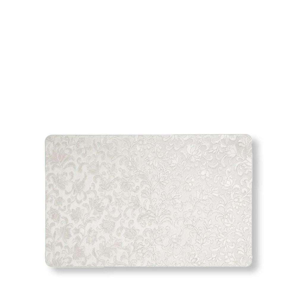 Rapee Ember Embossed PU Placemat – 30 x 45 cm – White - Metro Singapore Departmental Store - Celebrating 69 Years in SG