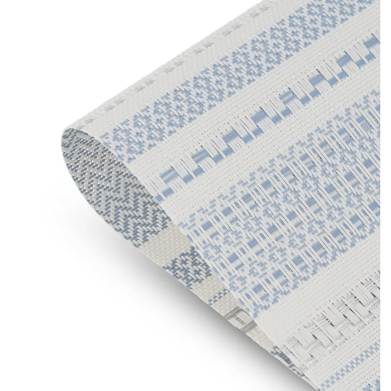 Rapee Fineline Woven Texilene Placemat – Geometric Design – 30 x 45 cm – Blue - Metro Singapore Departmental Store - Celebrating 69 Years in SG