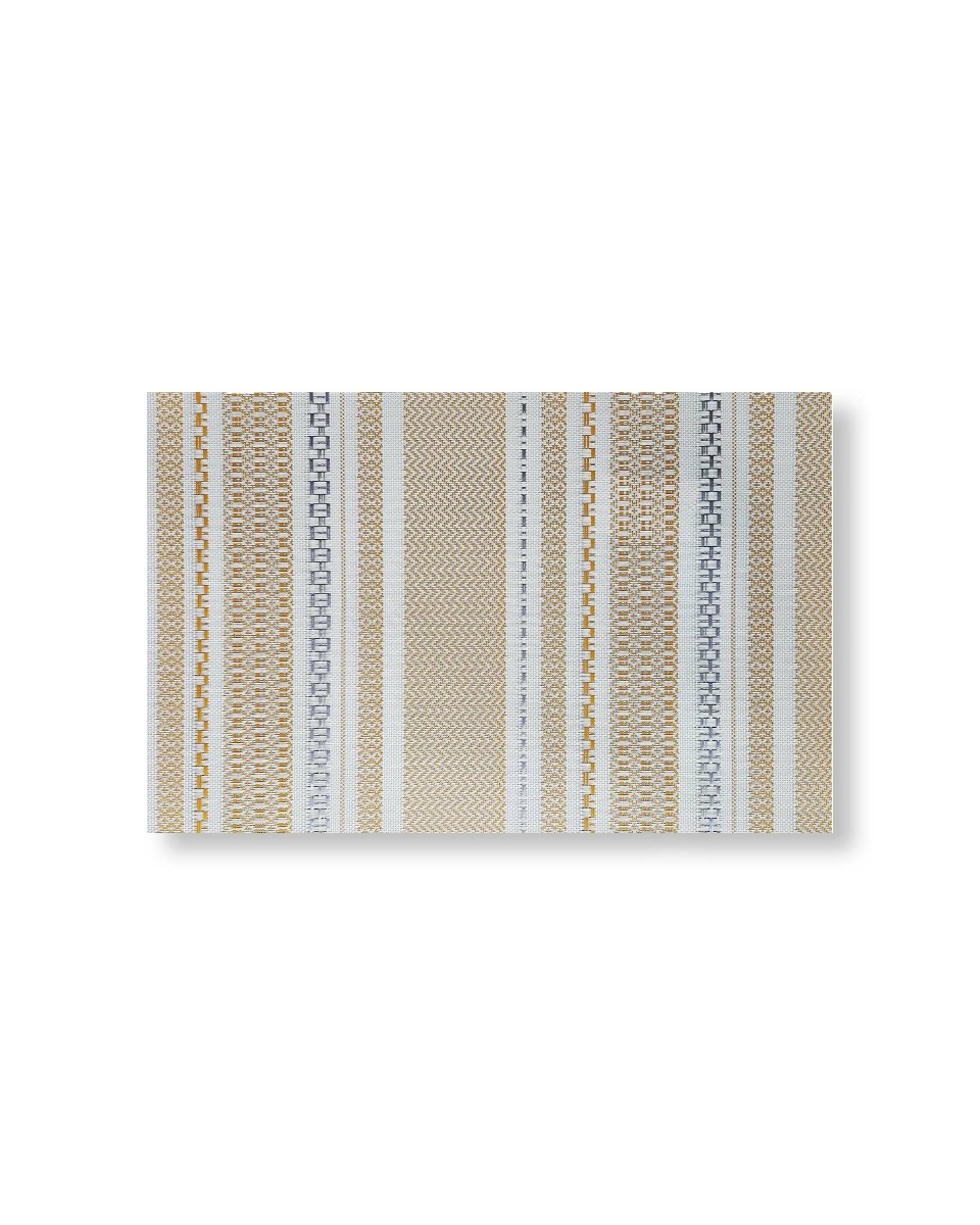 Rapee Fineline Woven Texilene Placemat – Geometric Design – 30 x 45 cm – Orange - Metro Singapore Departmental Store - Celebrating 69 Years in SG