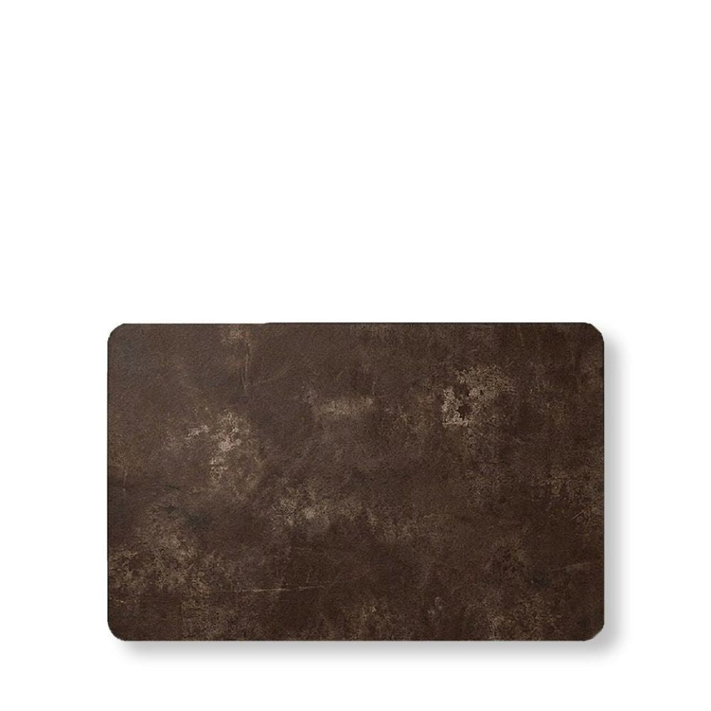 Rapee Frost Velvet Rectangular Placemat – Textured Design – 30 x 45 cm – Brown - Metro Singapore Departmental Store - Celebrating 69 Years in SG