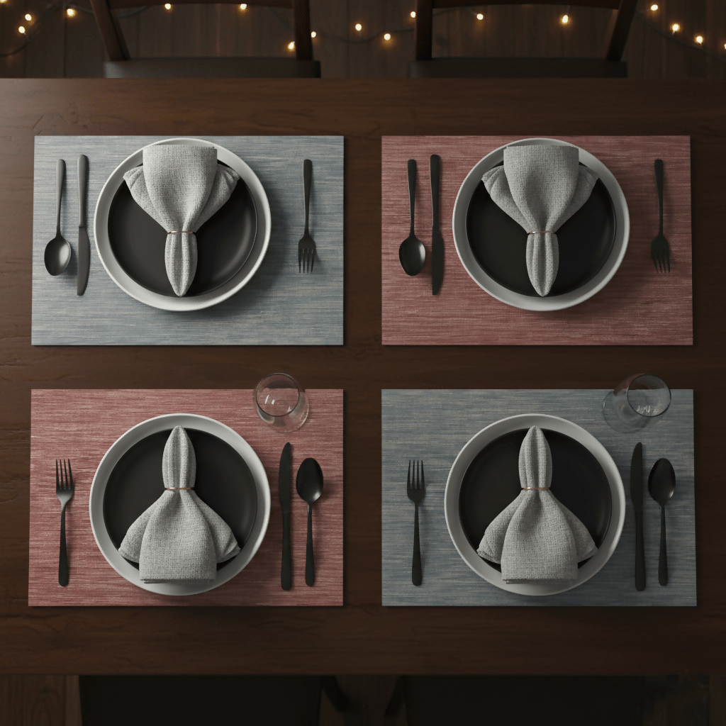 Rapee Glaze Placemat | Shimmer PU - 30 x 45 cm - Metro Singapore Departmental Store - Celebrating 69 Years in SG