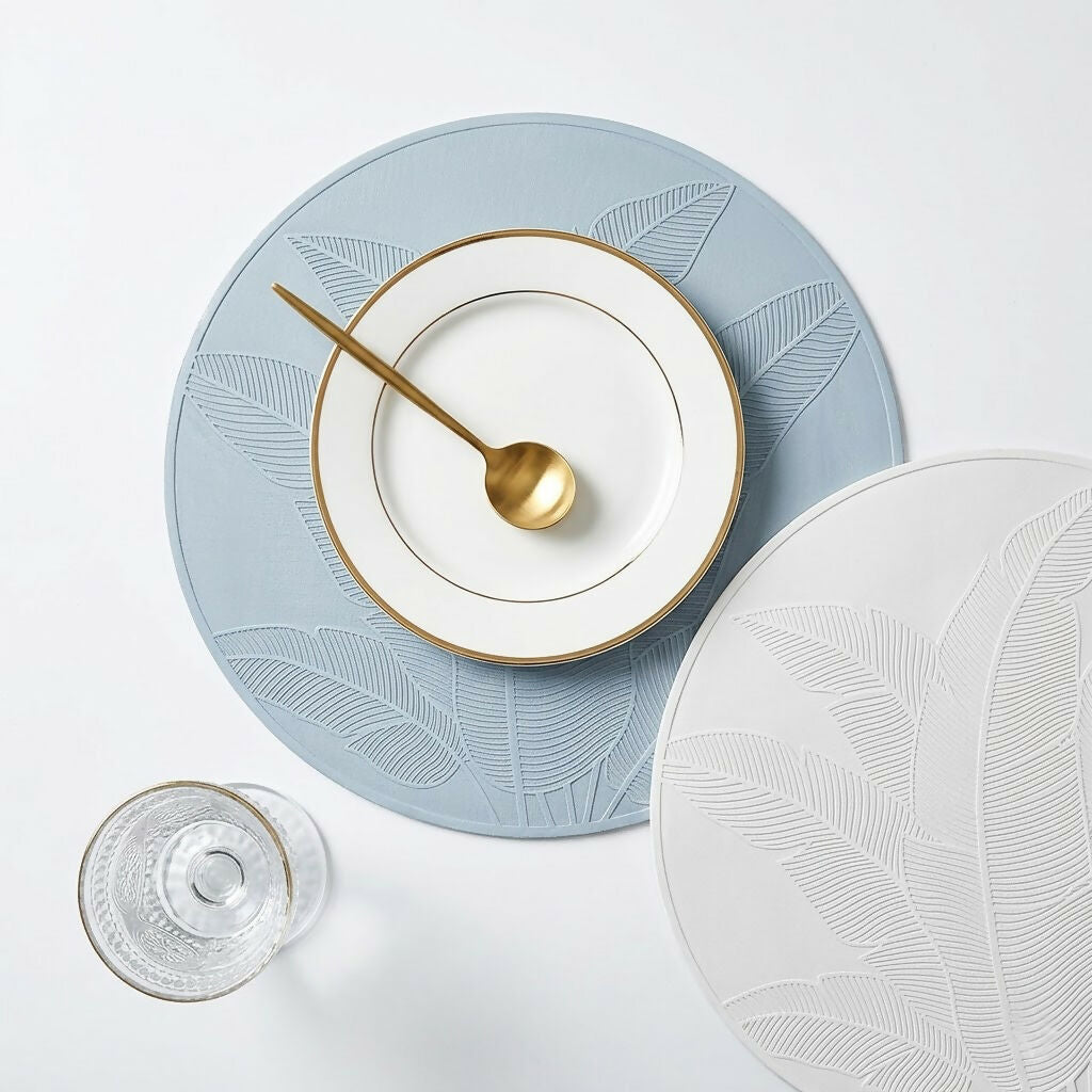 Rapee Mantra Placemat | Embossed PU - 38 x 38 cm - Metro Singapore Departmental Store - Celebrating 69 Years in SG
