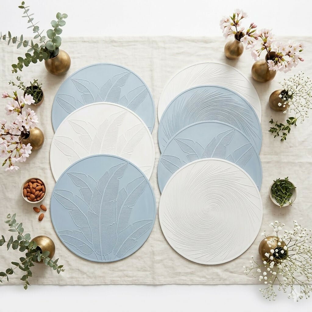Rapee Mantra Placemat | Embossed PU - 38 x 38 cm - Metro Singapore Departmental Store - Celebrating 69 Years in SG