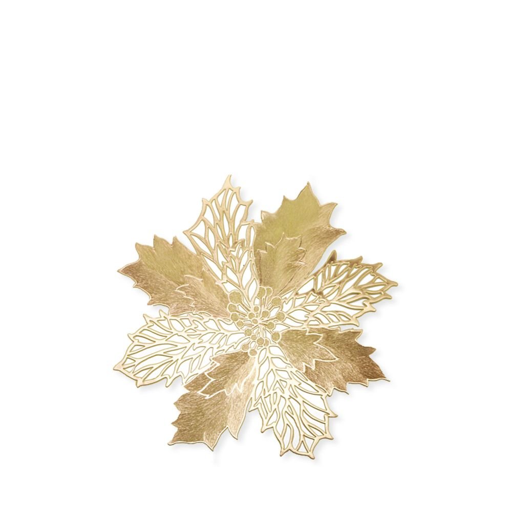 Rapee Mistle Lasercut Vinyl Round Placemat – 38 x 38 cm – Gold - Metro Singapore Departmental Store - Celebrating 69 Years in SG
