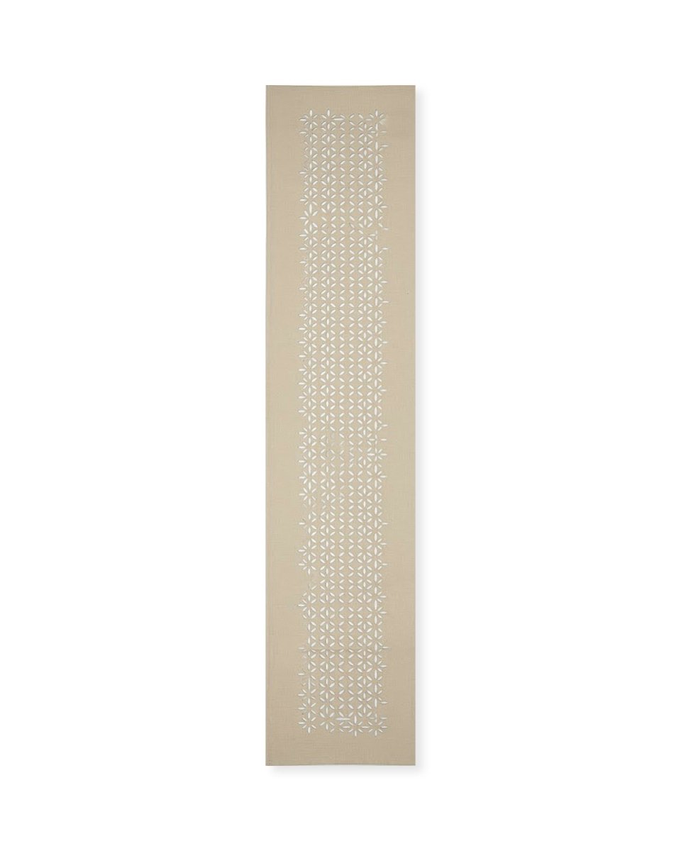 Rapee Morocco Petal Lasercut Placemat – Cationic Fabric – 33 x 45 cm – Stone - Metro Singapore Departmental Store - Celebrating 69 Years in SG