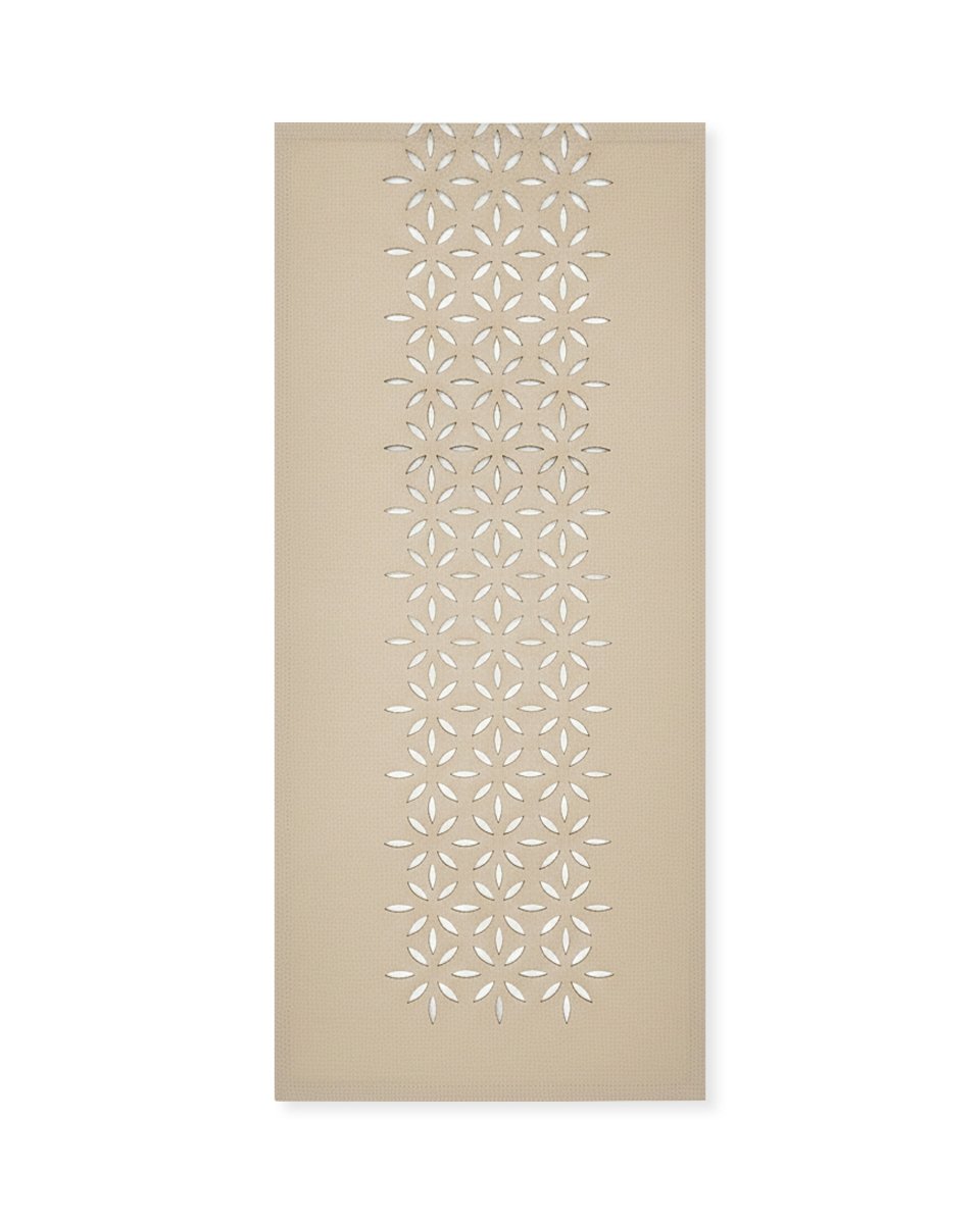 Rapee Morocco Petal Lasercut Placemat – Cationic Fabric – 33 x 45 cm – Stone - Metro Singapore Departmental Store - Celebrating 69 Years in SG