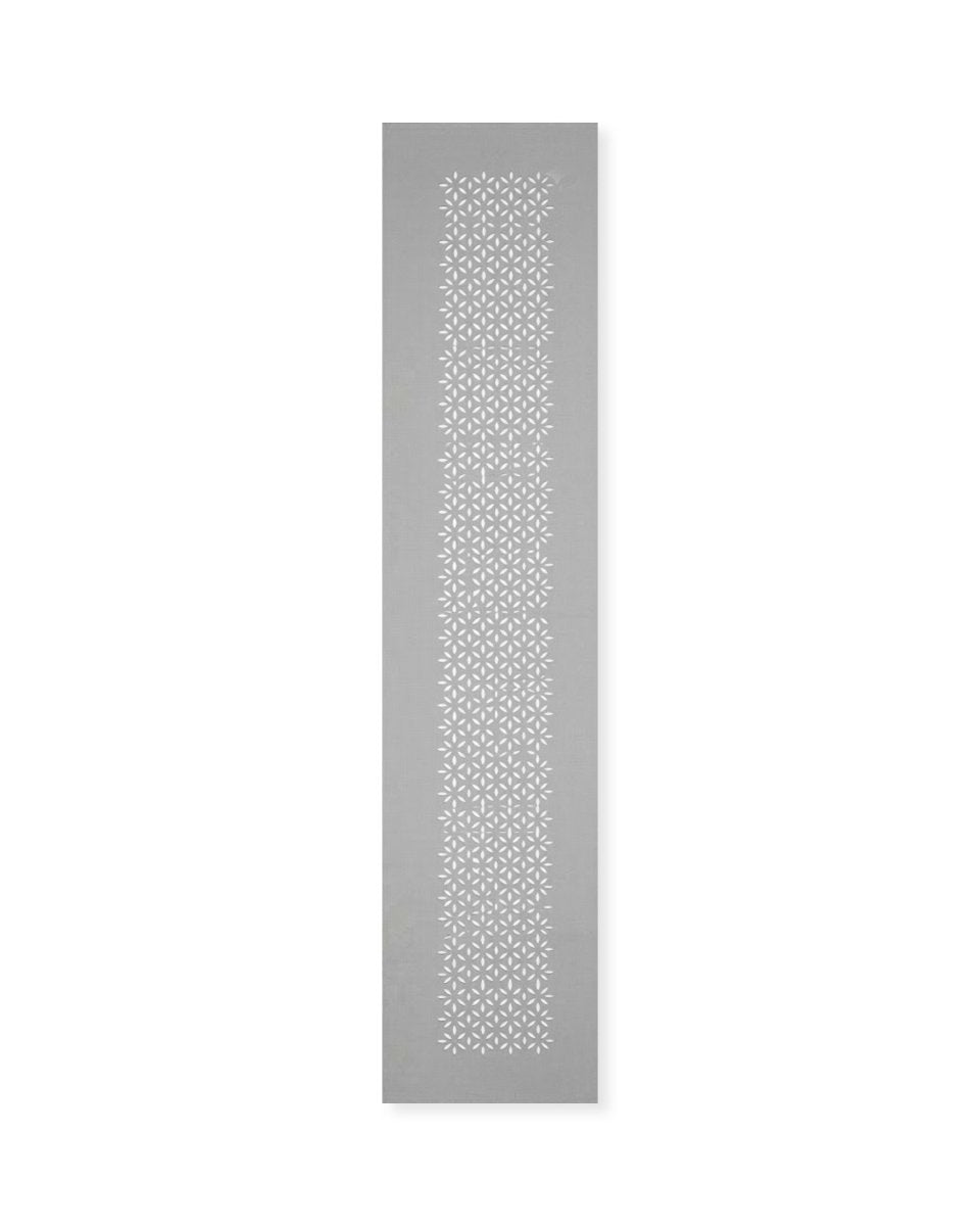 Rapee Morocco Petal Lasercut Table Runner – Cationic Fabric – 33 x 150 cm – Grey - Metro Singapore Departmental Store - Celebrating 69 Years in SG