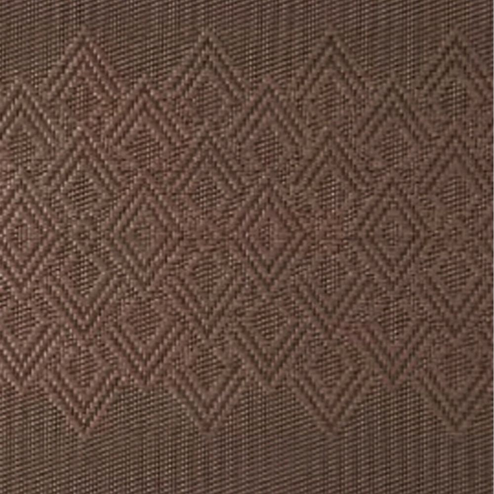 Rapee Puzzle Woven Texilene Placemat – Central Panel Design – 30 x 45 cm – Brown - Metro Singapore Departmental Store - Celebrating 69 Years in SG