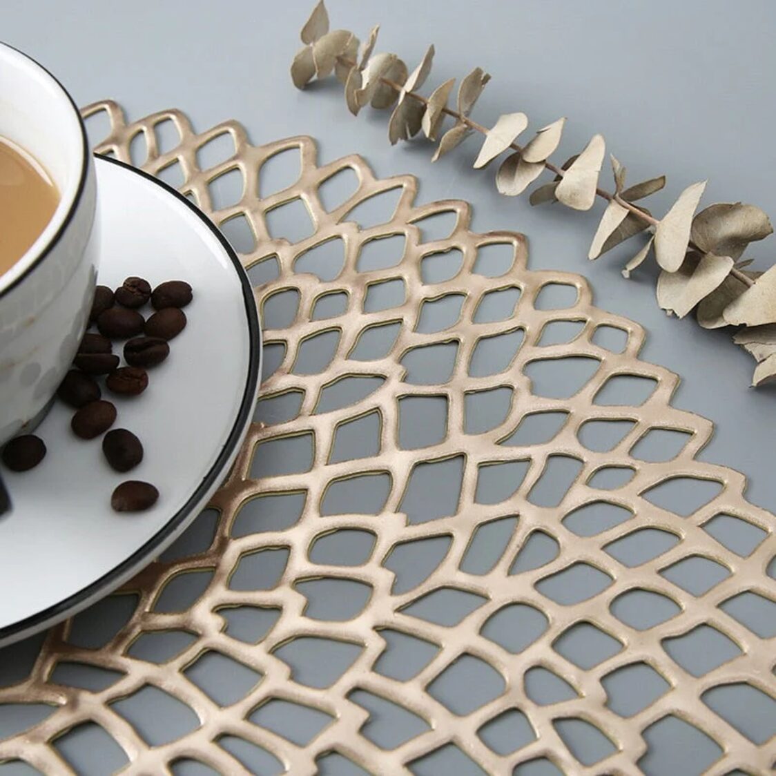 Rapee Scrib Placemat Gold - Metro Singapore Departmental Store - Celebrating 69 Years in SG