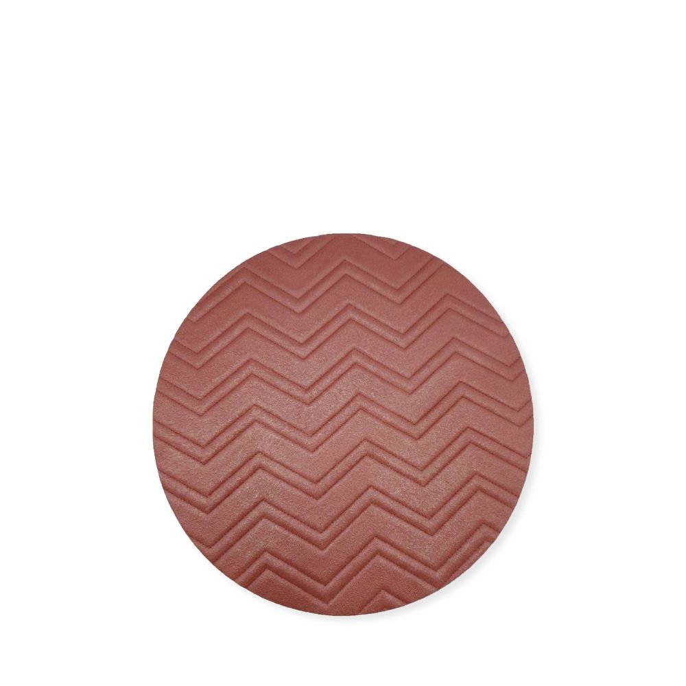 Rapee Soho PU Round Placemat – Textured Chevron Design – 38 x 38 cm – Red - Metro Singapore Departmental Store - Celebrating 69 Years in SG