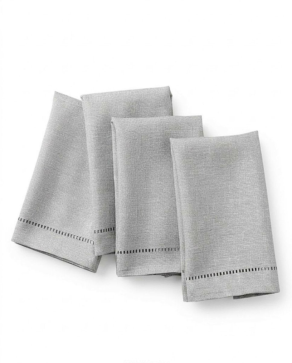 Rapee Sonia Lasercut Napkin – Cationic Fabric – 46 x 46 cm – Grey - Metro Singapore Departmental Store - Celebrating 69 Years in SG