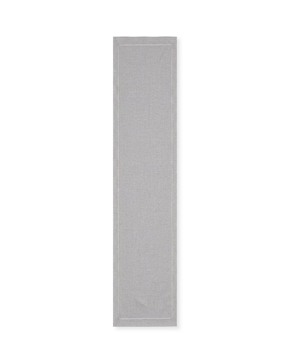Rapee Sonia Lasercut Table Runner – Cationic Fabric – 33 x 150 cm – Grey - Metro Singapore Departmental Store - Celebrating 69 Years in SG