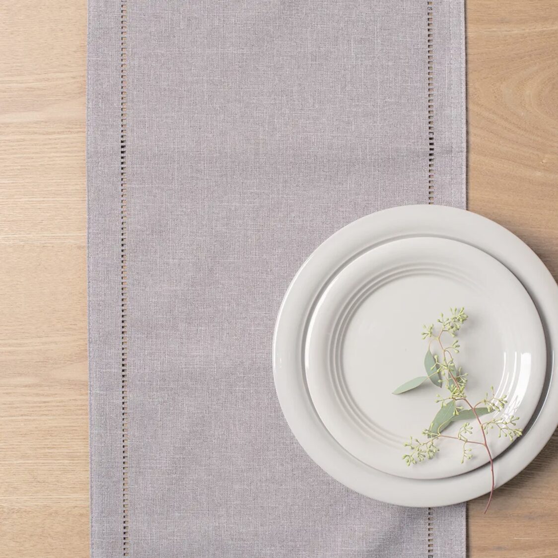 Rapee Sonia Tablerunner - Grey - Metro Singapore Departmental Store - Celebrating 69 Years in SG