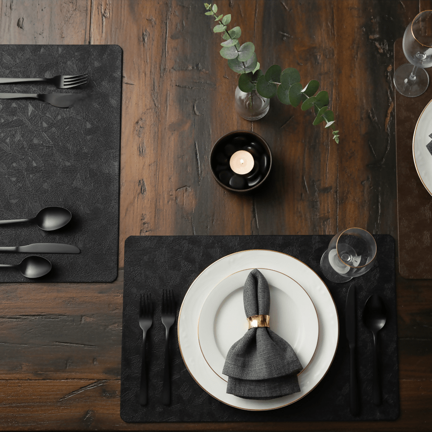 Rapee Treeskin Placemat | Embossed PU - 30 x 45 cm - Metro Singapore Departmental Store - Celebrating 69 Years in SG