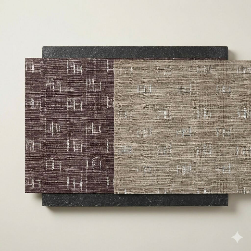 Rapee Viking Placemat | Woven Vinyl Texilene - 33 x 45 cm, Brown - Metro Singapore Departmental Store - Celebrating 69 Years in SG