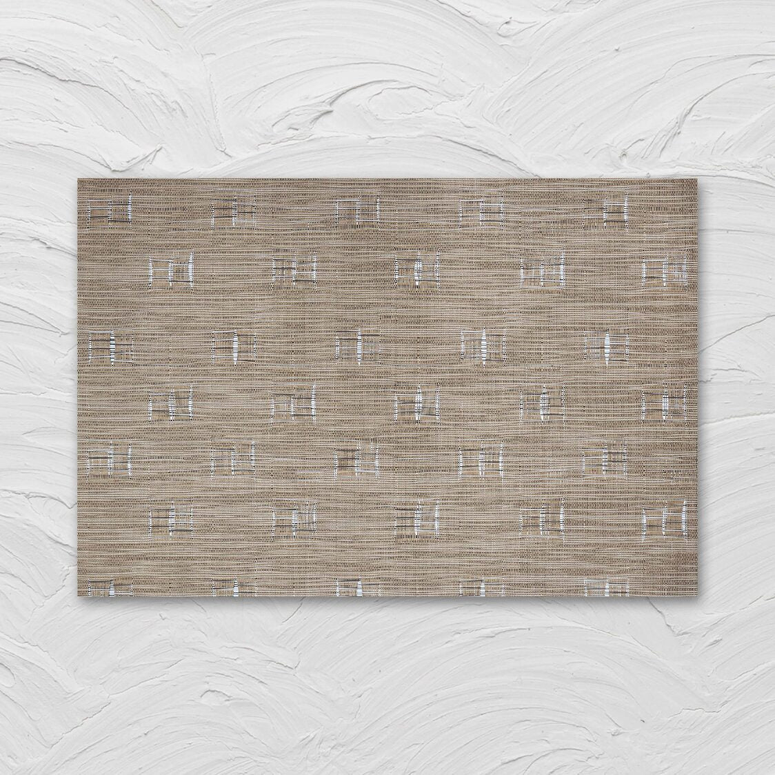 Rapee Viking Placemat | Woven Vinyl Texilene - 33 x 45 cm, Brown - Metro Singapore Departmental Store - Celebrating 69 Years in SG