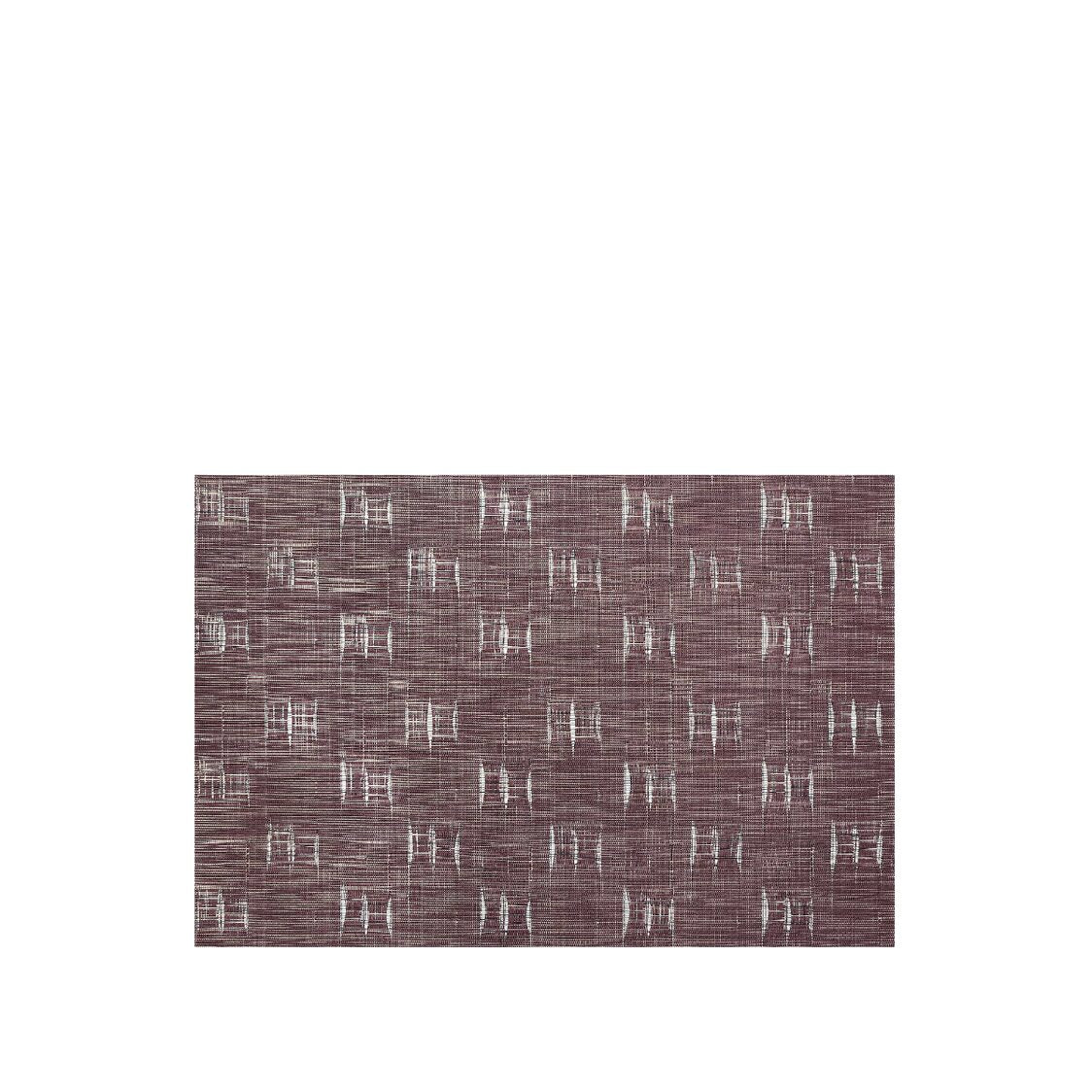 Rapee Viking Placemat | Woven Vinyl Texilene - 33 x 45 cm, Wine - Metro Singapore Departmental Store - Celebrating 69 Years in SG