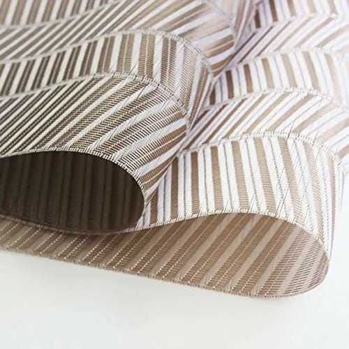 Rapee Yukon Placemat | Woven Vinyl Texilene - 30 x 45 cm, Taupe - Metro Singapore Departmental Store - Celebrating 69 Years in SG