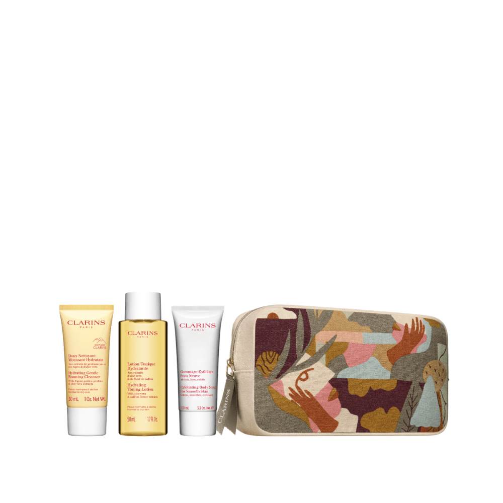 Receive 3 - pc gift & pouch (worth $71) with $200 nett spend on Clarins (Gift with Purchase) - Metro Singapore Departmental Store - Celebrating 69 Years in SG
