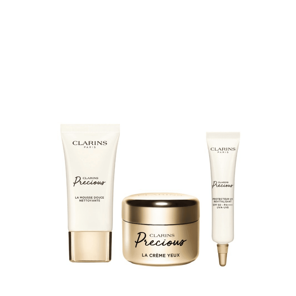 Receive 3 - pc Precious gift (worth $142) with minimum $600 spend on Precious range on Clarins (Gift with Purchase) - Metro Singapore Departmental Store - Celebrating 69 Years in SG