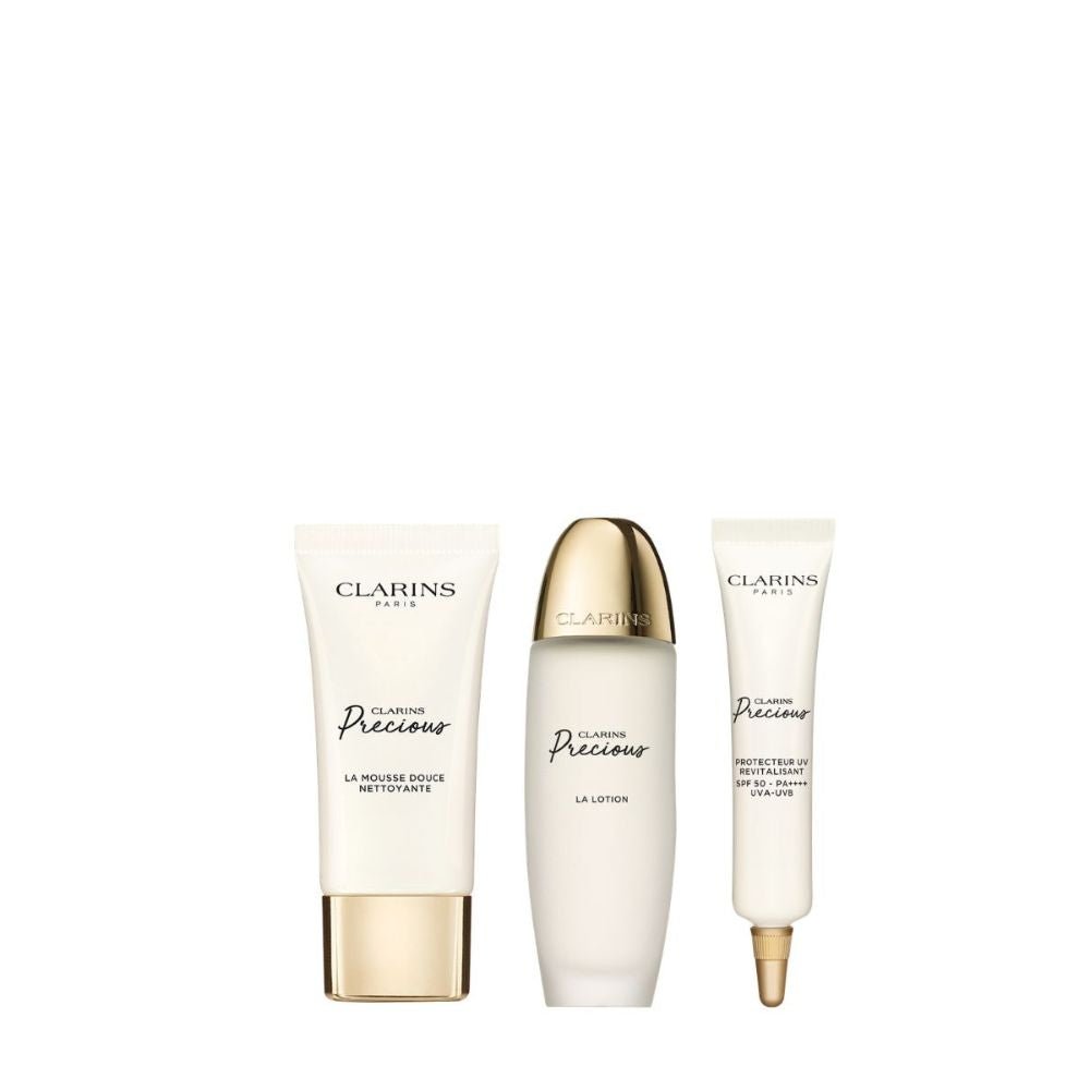 Receive 3 - pc precious gifts (worth $114) with $600 nett spend on Clarins Precious Range (Gift with Purchase) - Metro Singapore Departmental Store - Celebrating 69 Years in SG
