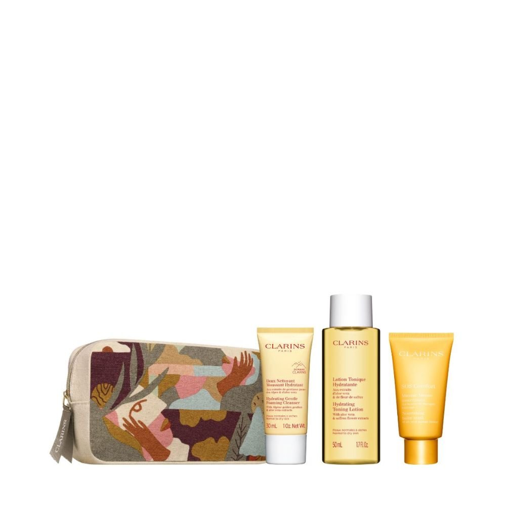 Receive additional 3 - pc gift + Pouch (Worth $66) with $200 nett spend on Clarins (Gift with Purchase) - Metro Singapore Departmental Store - Celebrating 69 Years in SG
