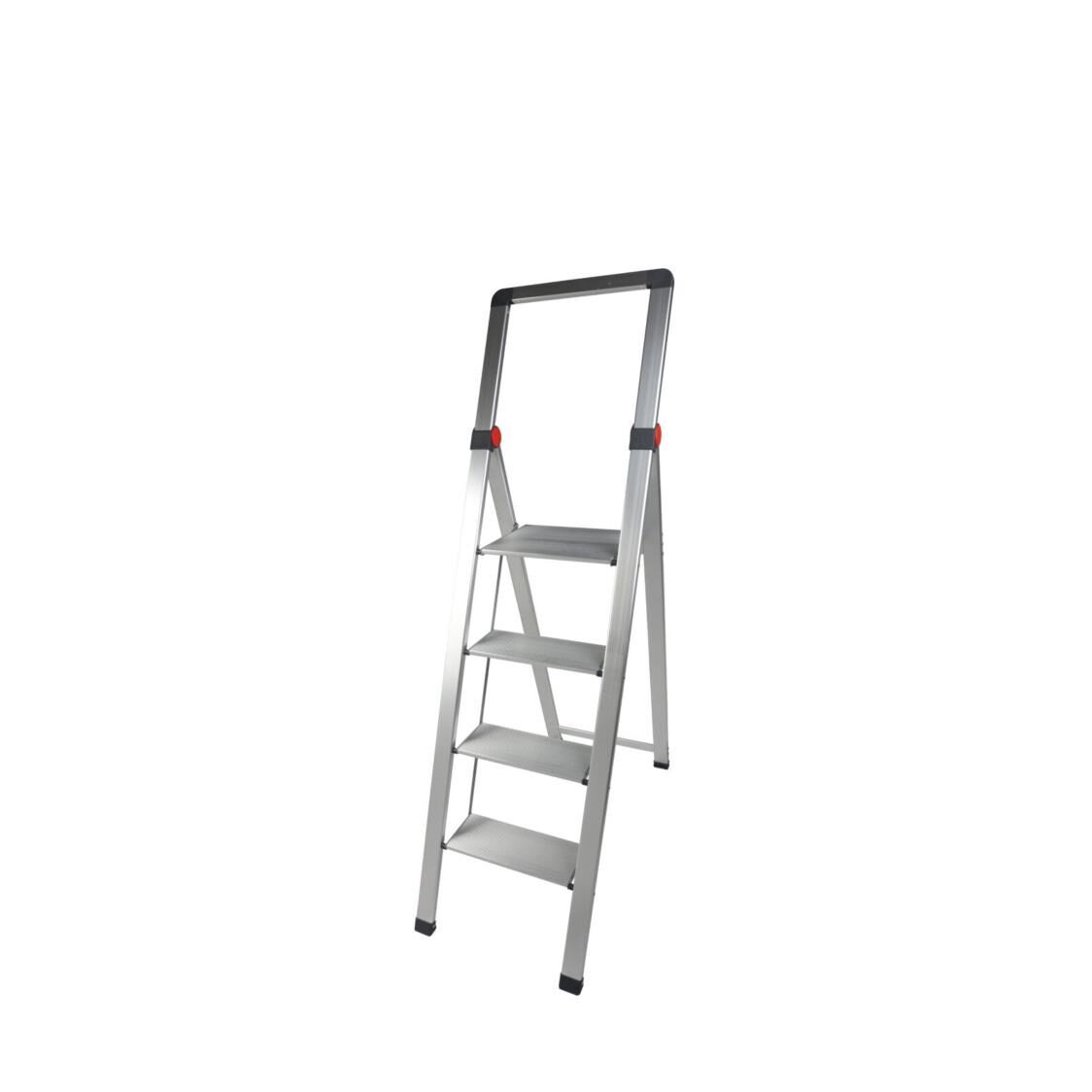 Rene Hashigo Ultra Slim 4 Step Stool Ladder with Handle E70345 - Metro Singapore Departmental Store - Celebrating 69 Years in SG