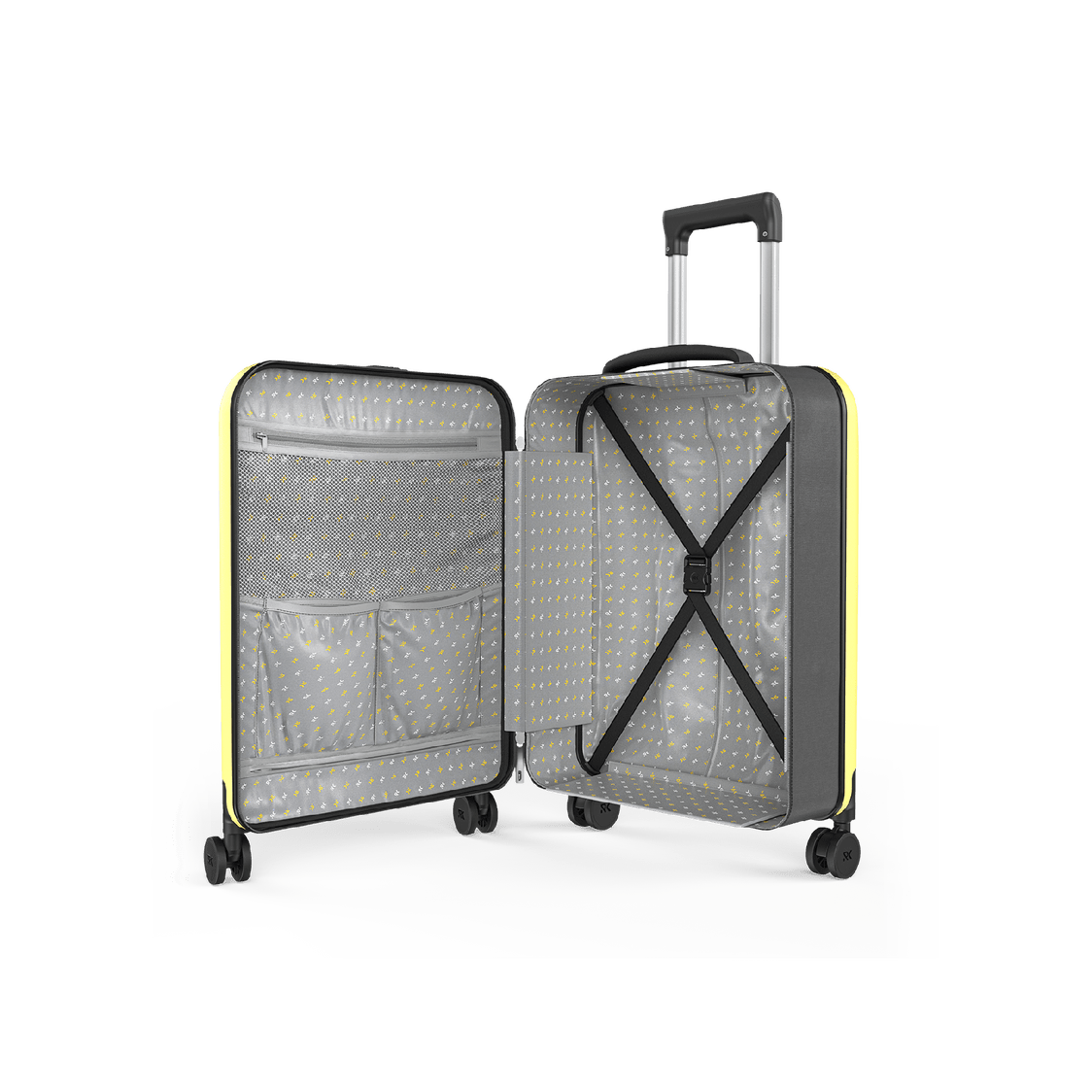 Rollink VEGA 360 Flex 4Wheel Spinner Luggage - Yellow Iris - Metro Singapore Departmental Store - Celebrating 69 Years in SG