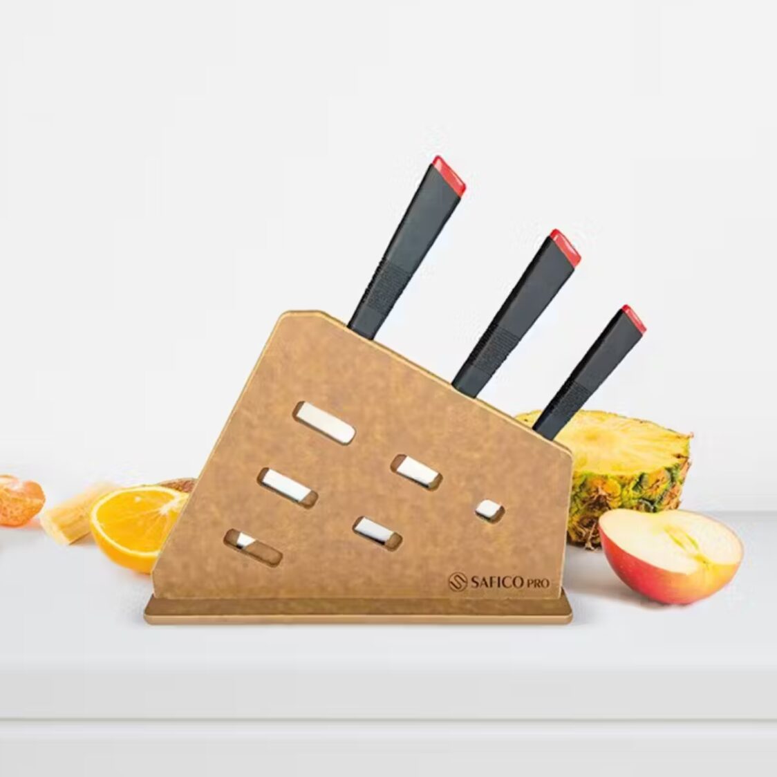 Safico Pro Wood Fibre Knife Holder (1917SF - KH04) - Metro Singapore Departmental Store - Celebrating 69 Years in SG
