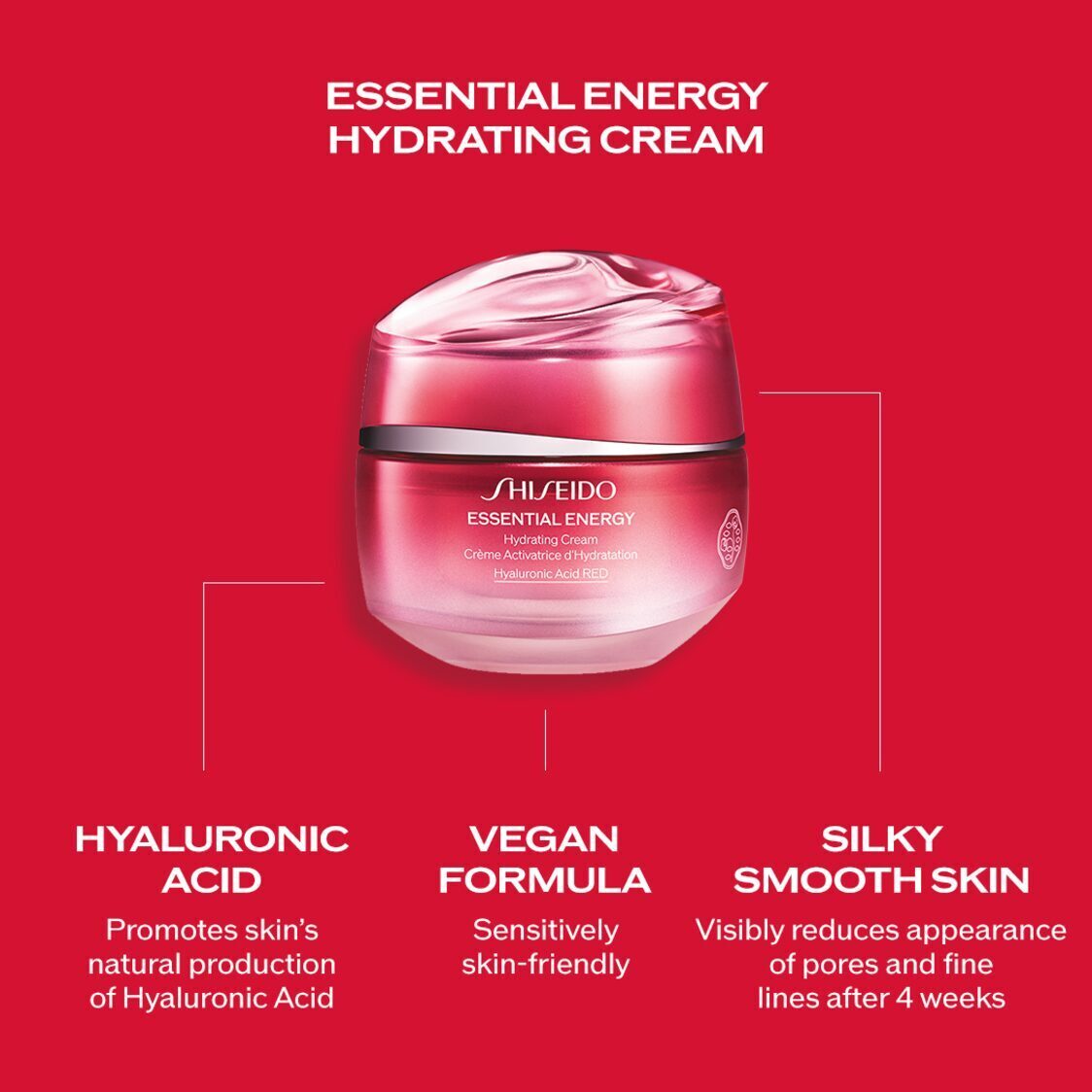 Shiseido Essential Energy Hydrating Cream 50ml - Metro Singapore Departmental Store - Celebrating 69 Years in SG