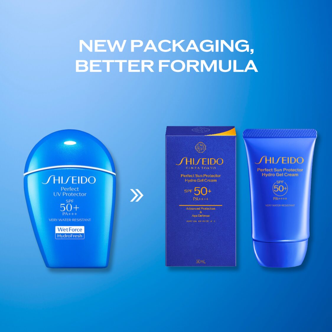 Shiseido Global SunCare Perfect Sun Protector Hydro Gel Cream - Metro Singapore Departmental Store - Celebrating 69 Years in SG
