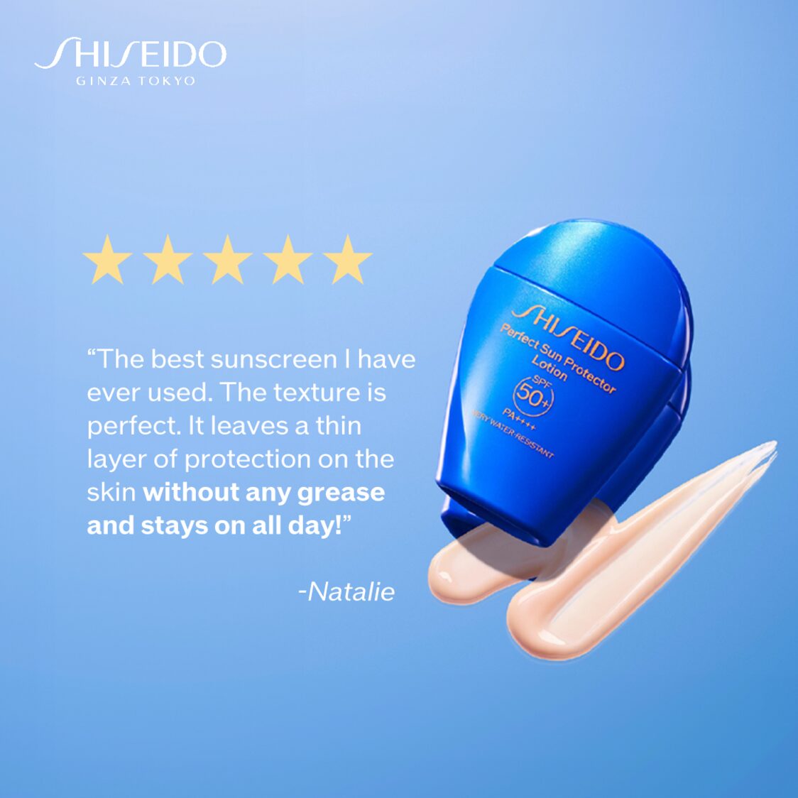 Shiseido Global SunCare Perfect Sun Protector Lotion - Metro Singapore Departmental Store - Celebrating 69 Years in SG