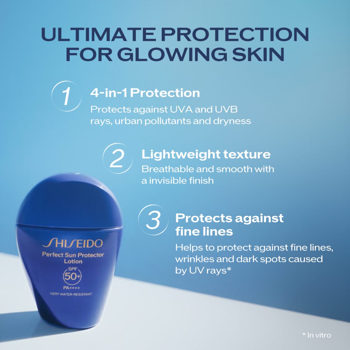 Shiseido Global SunCare Perfect Sun Protector Lotion - Metro Singapore Departmental Store - Celebrating 69 Years in SG
