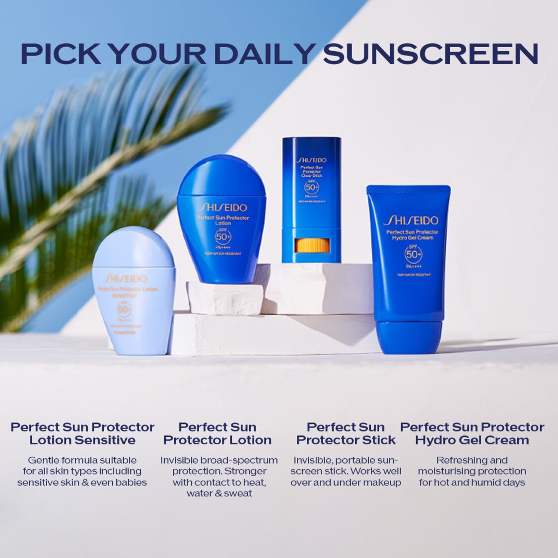 Shiseido Global SunCare Perfect Sun Protector Lotion - Metro Singapore Departmental Store - Celebrating 69 Years in SG