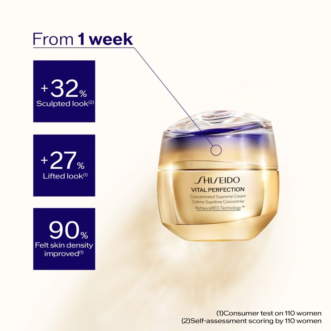 Shiseido Vital Perfection Concentrated Supreme Cream 50ml - Metro Singapore Departmental Store - Celebrating 69 Years in SG