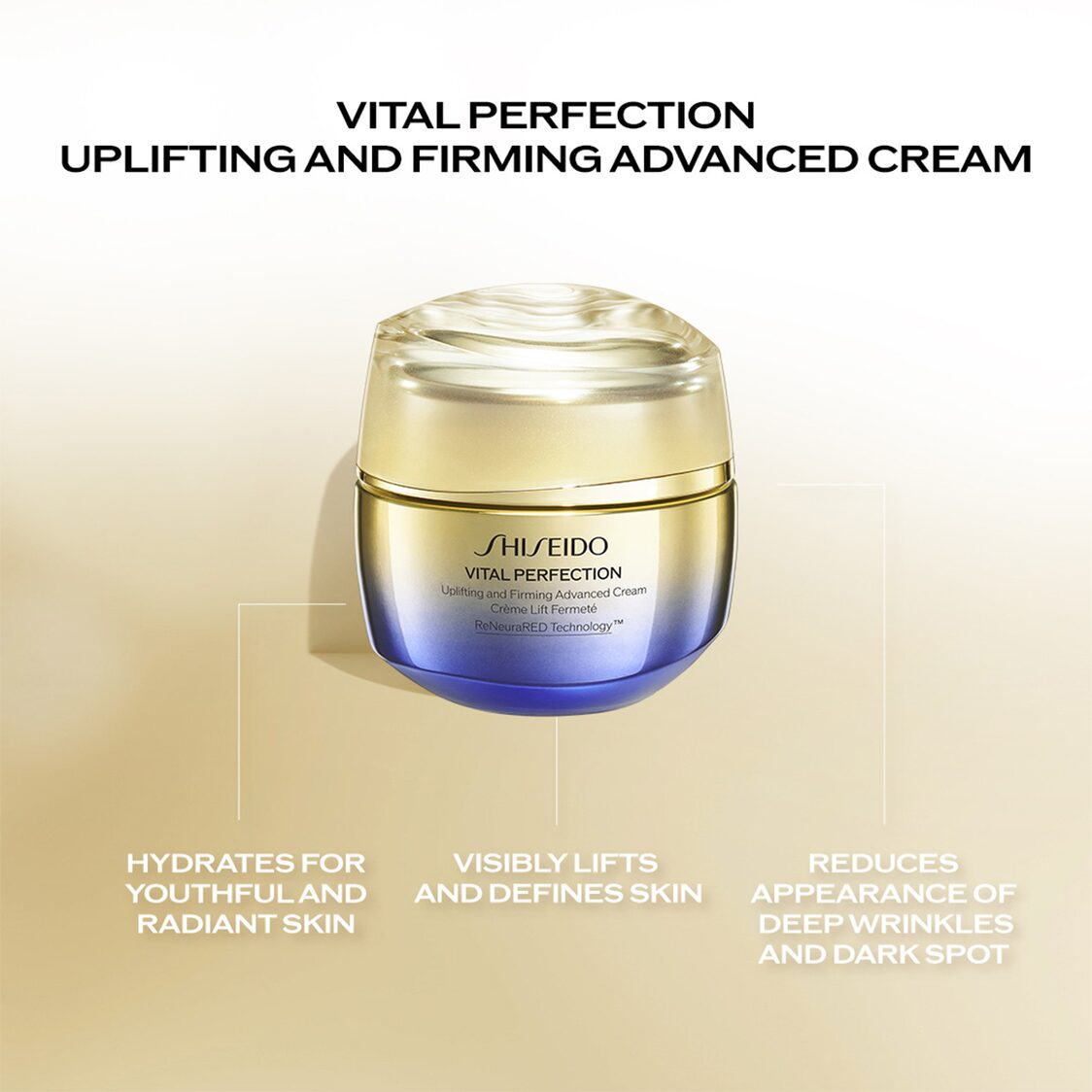Shiseido Vital Perfection Uplifting and Firming Advanced Cream Refill 50ml - Metro Singapore Departmental Store - Celebrating 69 Years in SG