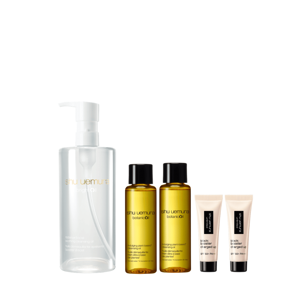 Shu Uemura Bright Oil Radiance Boost Soothing Cleansing Oil 450ml Set (worth $250) - Metro Singapore Departmental Store - Celebrating 69 Years in SG