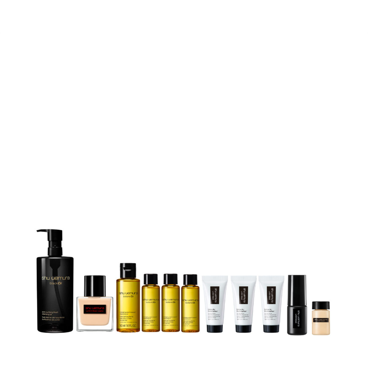 Shu Uemura Blackoil Cleansing Oil + Tsuya Care Foundation Set (worth $496)