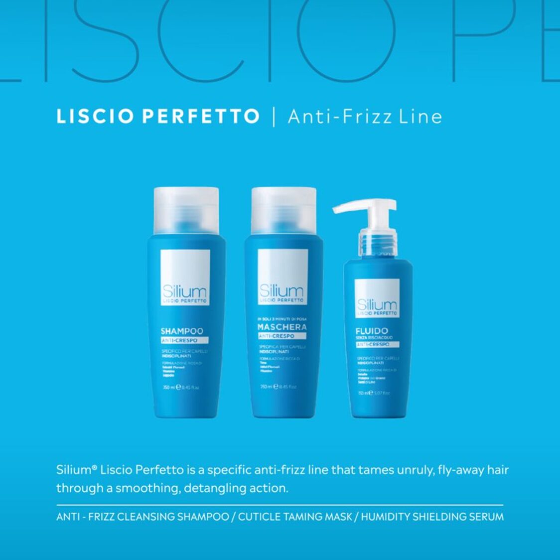 Silium Liscio Perfetto Shampoo 500ml - Metro Singapore Departmental Store - Celebrating 69 Years in SG